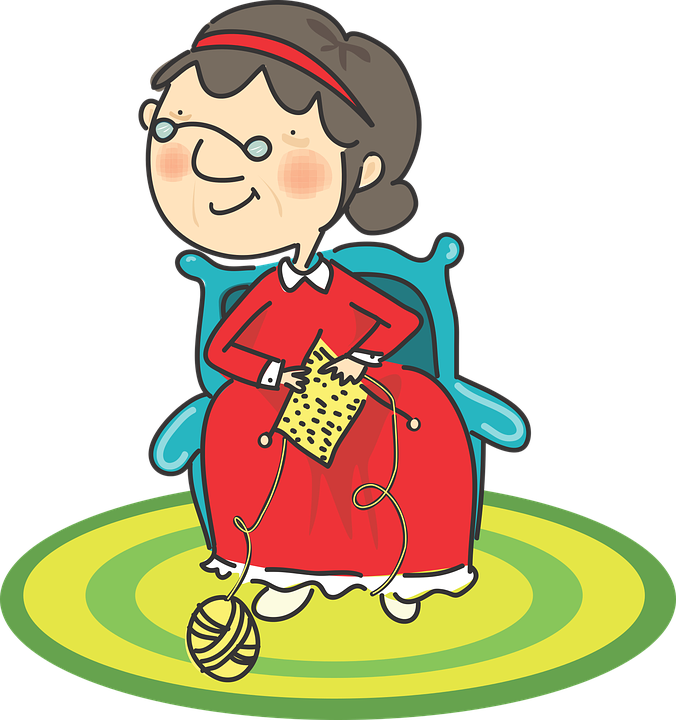 Cliparts Socks 13, Buy Clip Art - Imagenes De Abuelas Animadas Png (676x720)