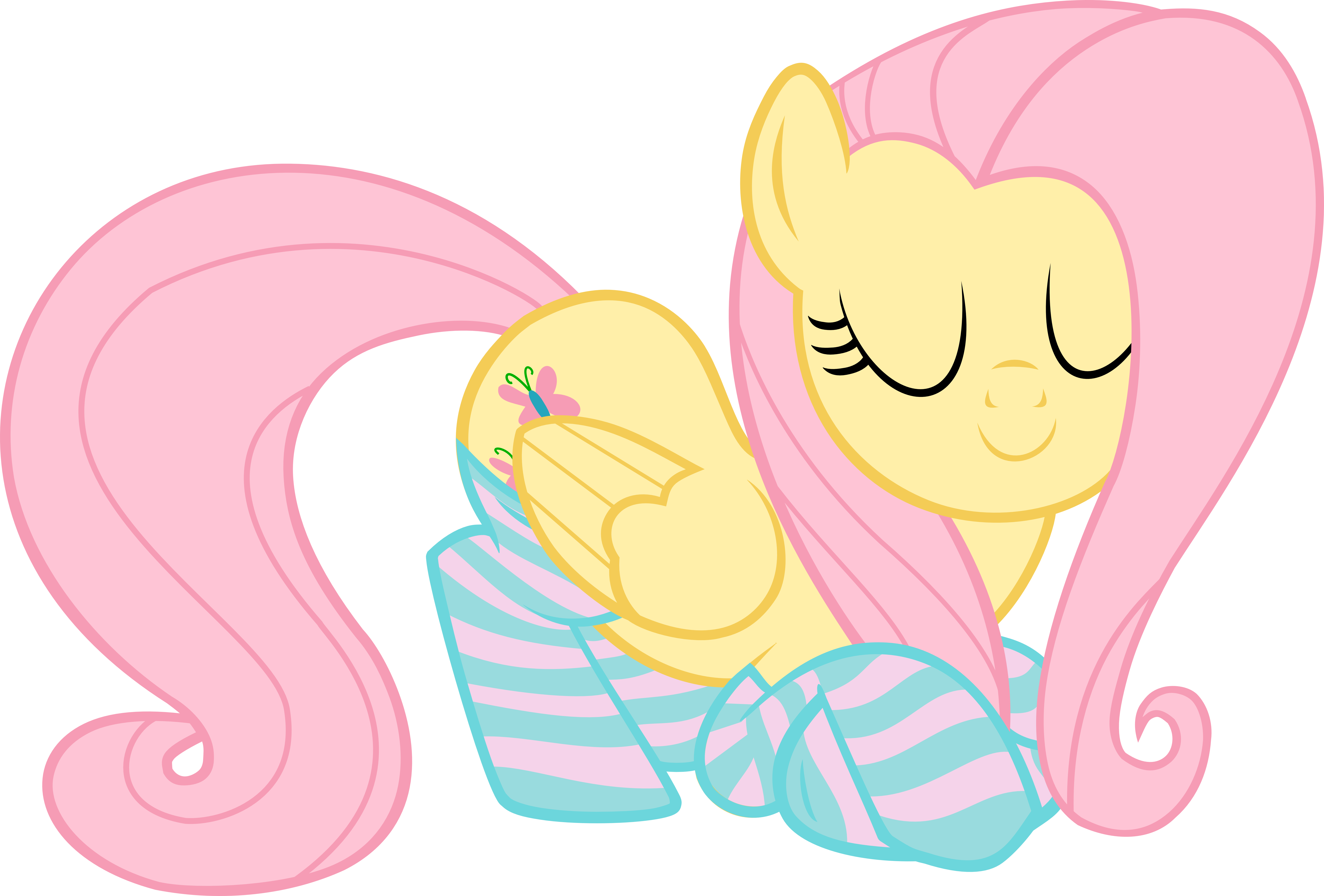 Fluttershy Realaxing In Socks By Slb94 Fluttershy Realaxing - Mlp Fluttershy Socks (6720x4549)