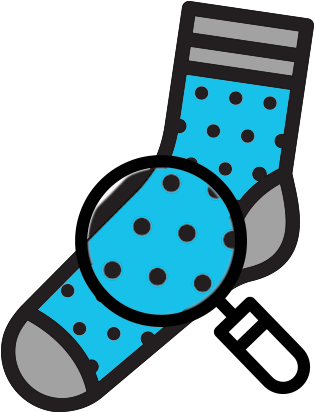 Custom Made Funky Socks From Canadian Sock Company - Sock (410x411)