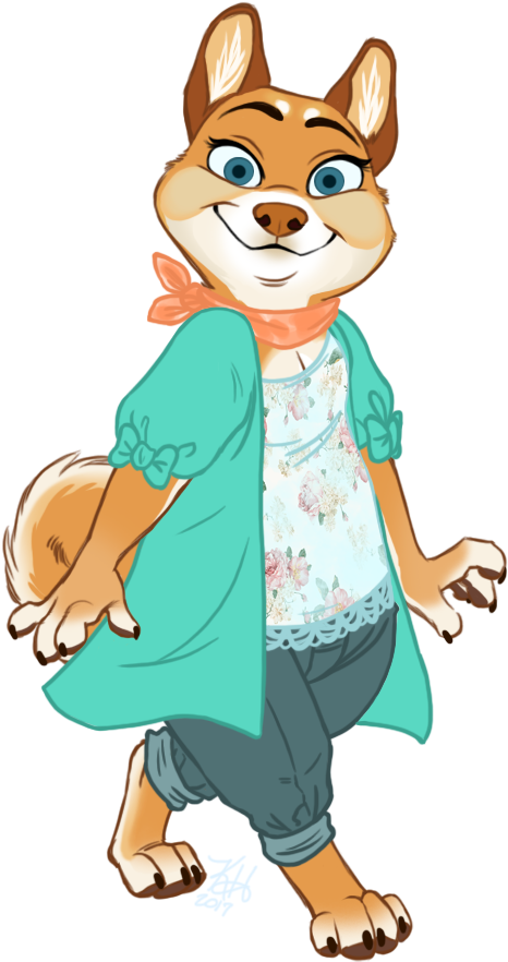 My Zootopia Oc, Kimberly Sniff Been Wanting To Draw - Blog (1000x1000)