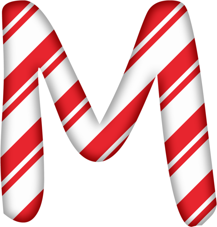 Capital Letter M - Candy Cane Letter O (800x800)