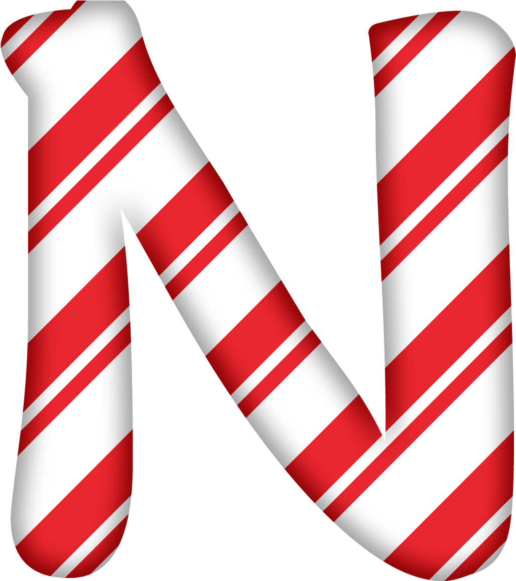 Candy Cane Letter K Png (1200x1200)