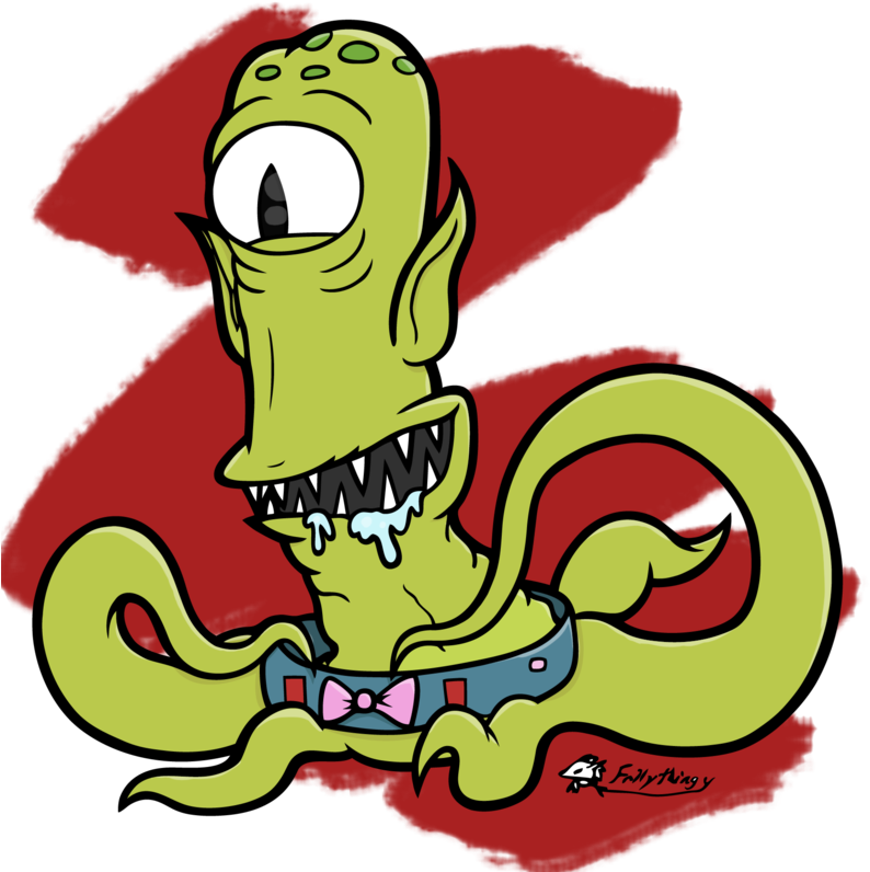 Kodos The Destroyer By Frillythingy - Kang And Kodos (800x825)