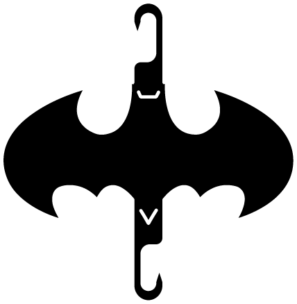Batman Logo Design Dxf File - Batman Symbol Square (428x438)
