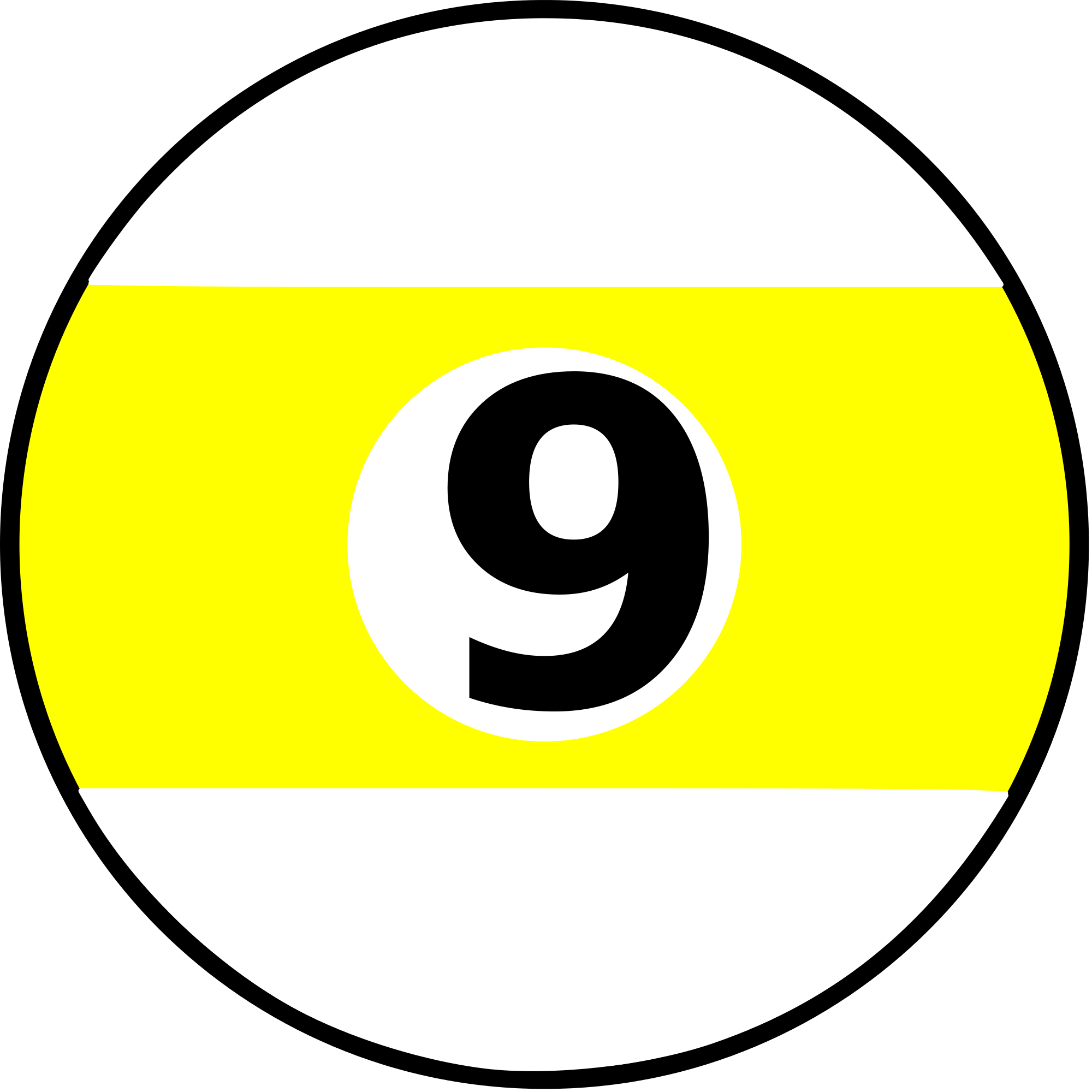 Open - Nine Ball Clip Art (2000x2000)