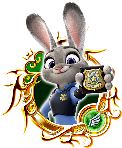The First Bunny To Ever Join Zootopia's Police Department - Nick Wilde And Judy Hopps (443x540)