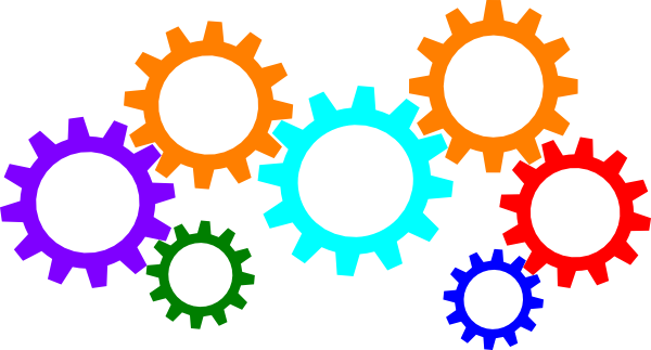 Cog 8 Clip Art At - Cogs In A Wheel (600x323)