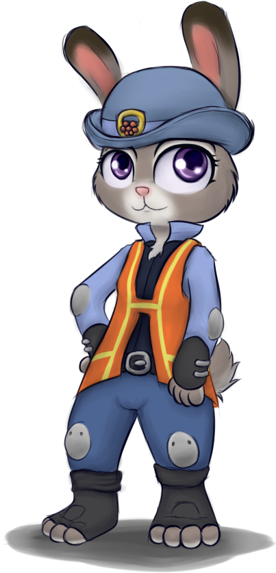 Lieutenant Judy Hopps - Cartoon (768x1024)