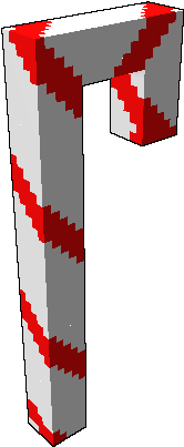 Colossal Candy Cane - Graphic Design (512x512)