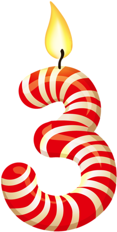B *✿*3 - Happy Birthday 3 Png (250x500)