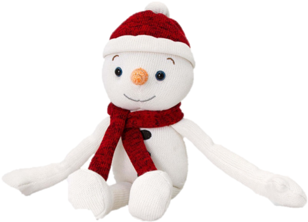 Keel Christmas Knitted Dangle Snowman 20cm - Stuffed Toy (480x408)