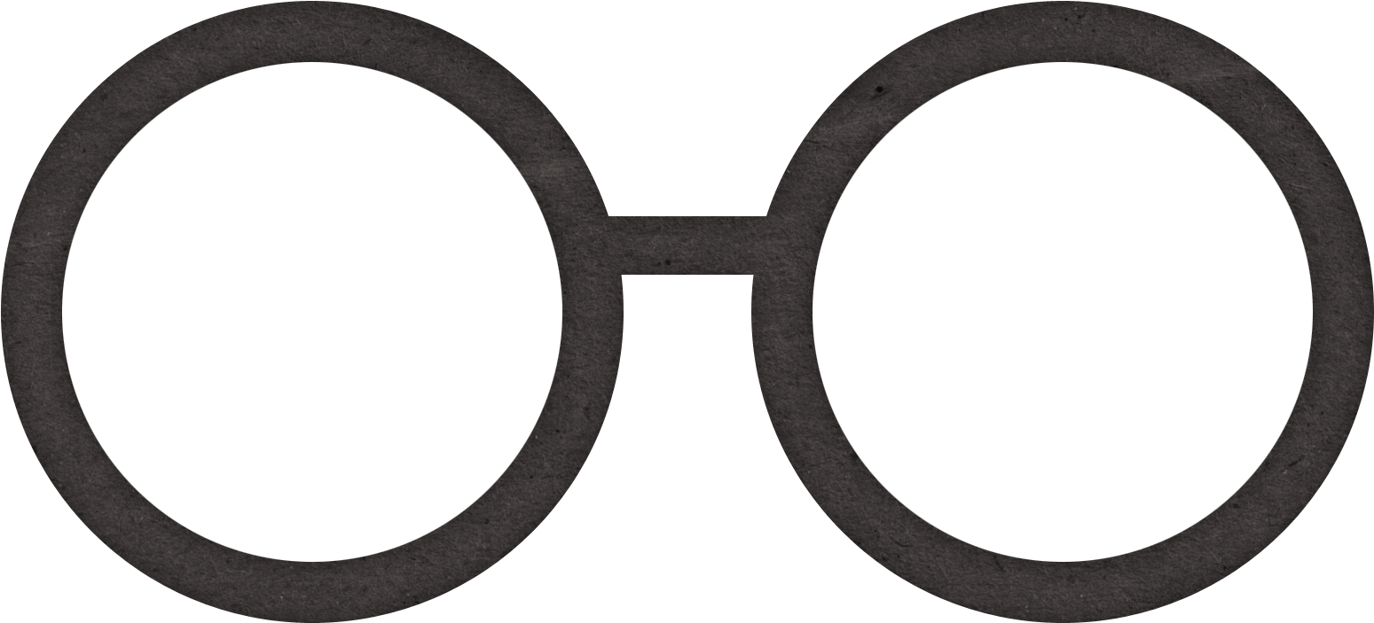 Mustache And Glasses Clipart - Lentes De Corazon Para Recortar (1557x711)