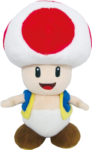 Little Buddy Toys Super Mario Blue Toad 7 Inch Plush (640x480)