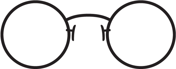 Round Glasses Frames Clipart Collection - John Lennon Glasses Clip Art (580x350)