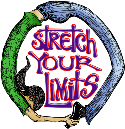 Stretch Your Limits - Namaste Sticker (800x423)