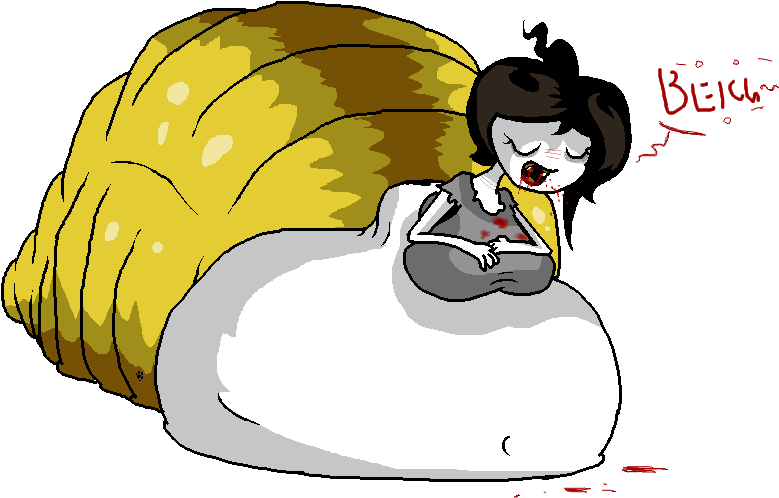 Maya's Massive Meal By Organicgranite - Cartoon (862x626)