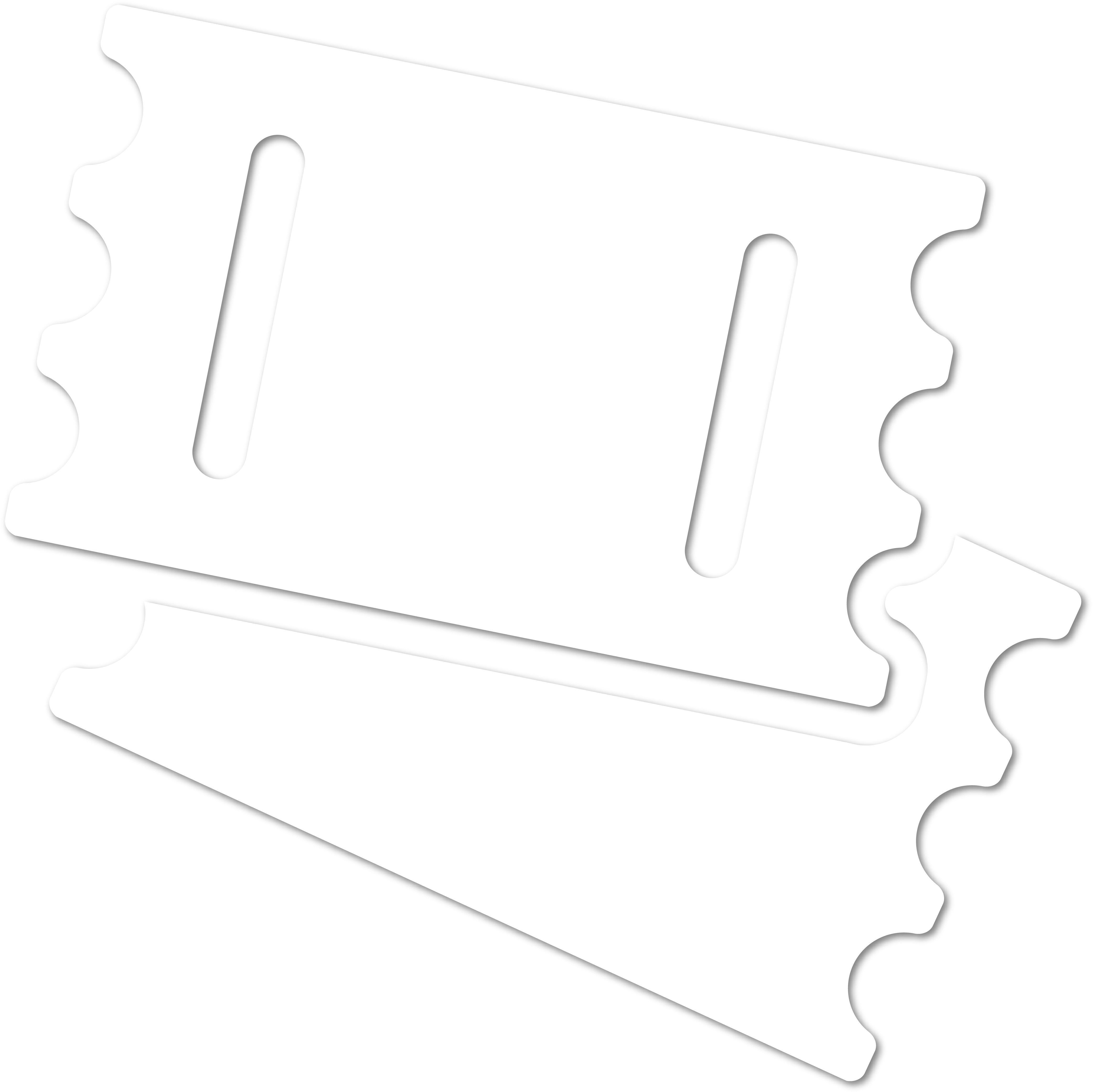 How - Tickets Icon Png White (4183x4188)