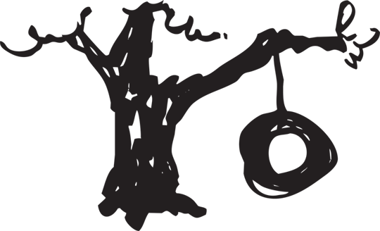 Tire Swing Childcare Mark - Silhouette (540x328)