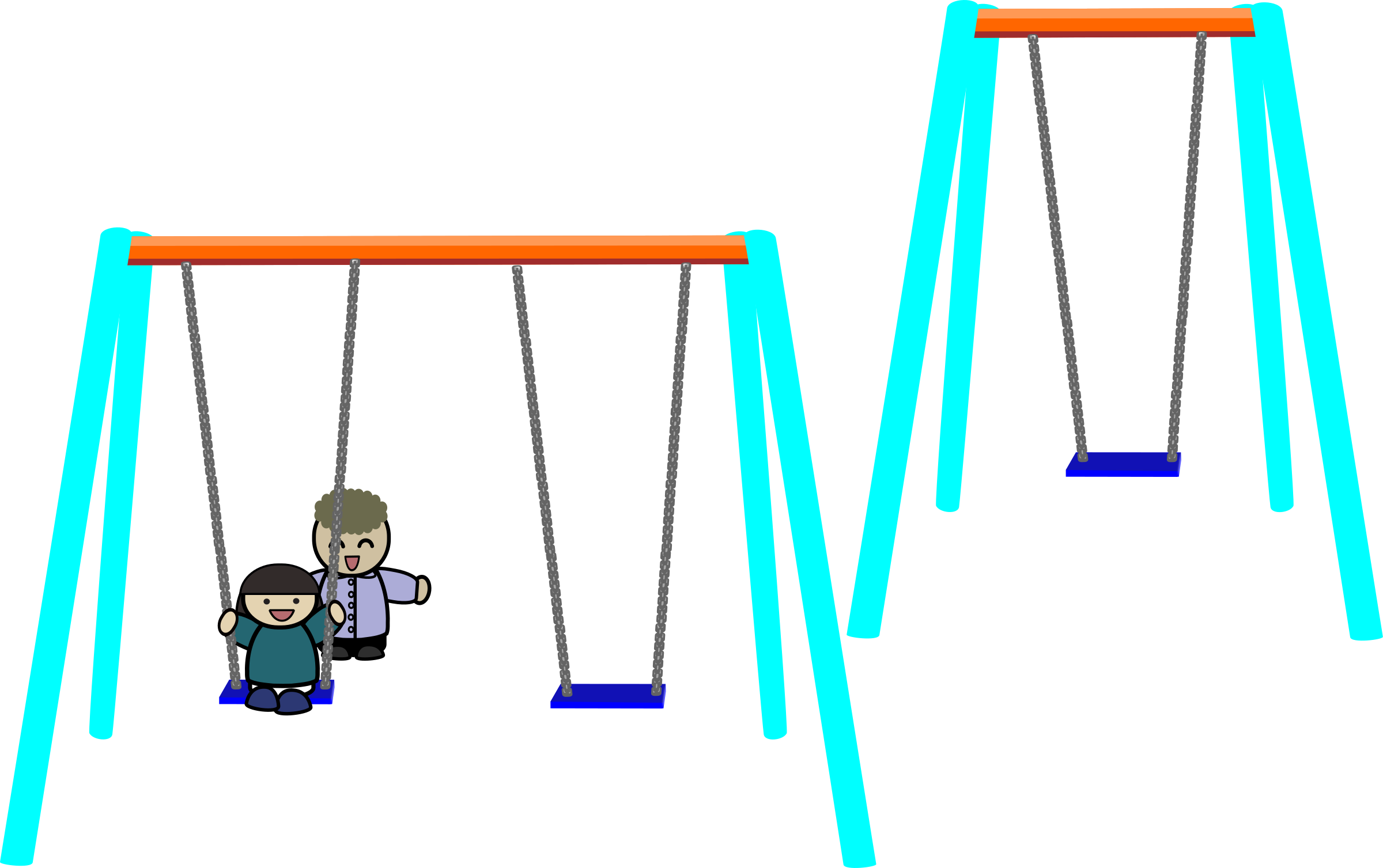 Clipart - Swings Clipart Png (2400x1507)