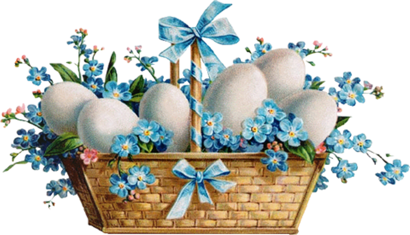 Vintage Easter Egg Greeting Card, White Eggs In An - Church Of All Saints (800x459)