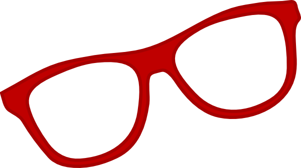Sassy Glasses Clip Art At Clipart - Red Glasses Clip Art (600x336)