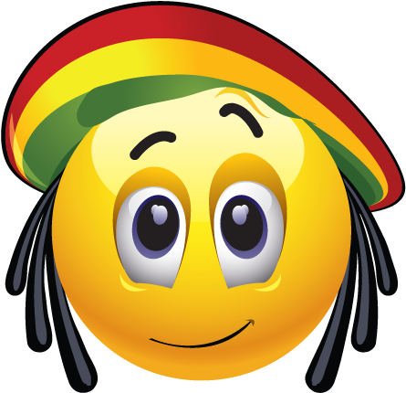 Emoticons│emoticones - - Emoji Reggae (512x512)