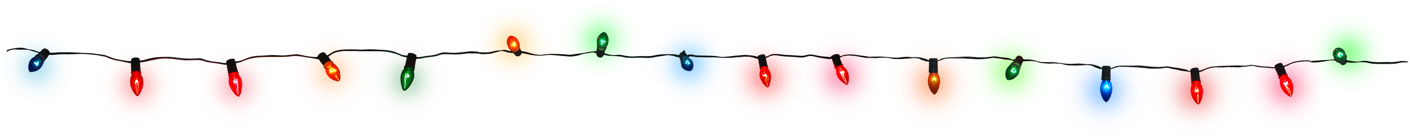 Christmas Lights Transparent Gif Gifs, Show More Gifs - Body Jewelry (3000x600)