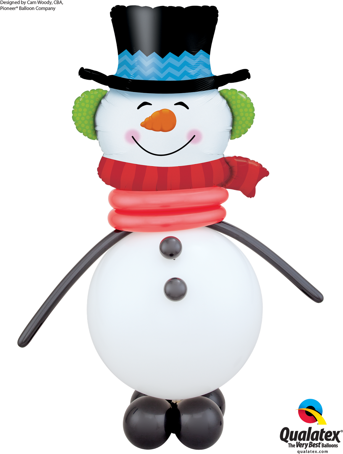 Arrange A Christmas Event - Snowman Balloon (1200x1600)