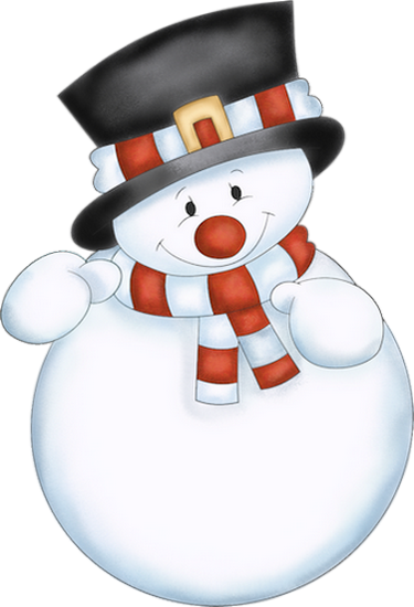 Clipart Felt Snowman (375x550)