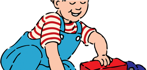 How To Clean Your Child's Toys - Younger Brother Clipart (520x245)