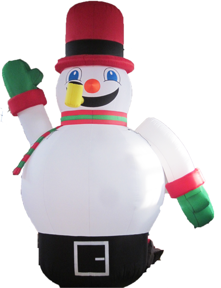 20 Foot Inflatable Snowman - Snowman (485x600)