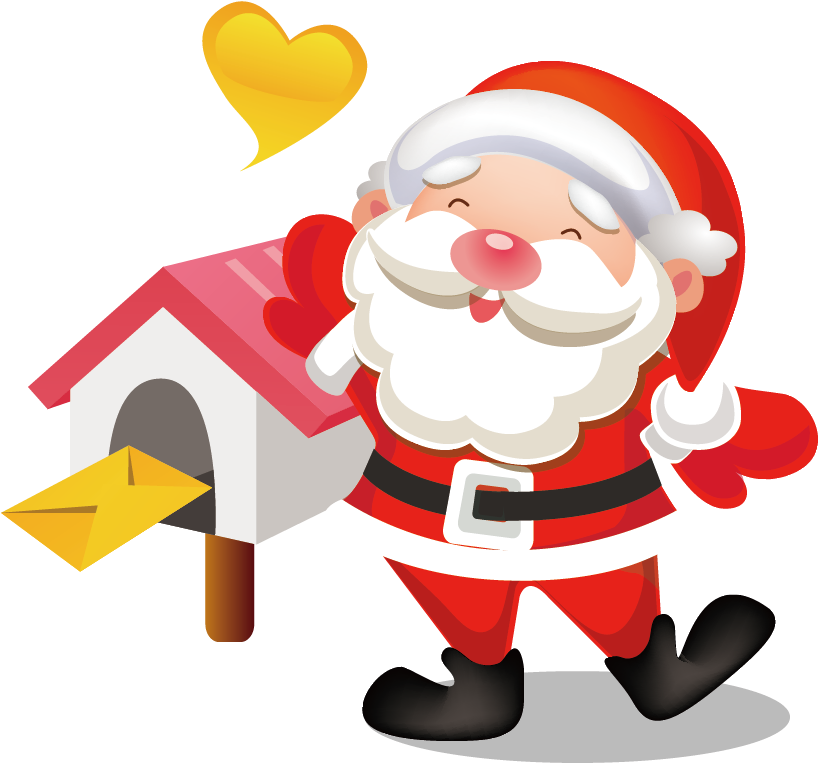 Santa Claus Email Box Computer Icons Christmas Santa - Santa Claus Email Box Computer Icons Christmas Santa (1181x1181)