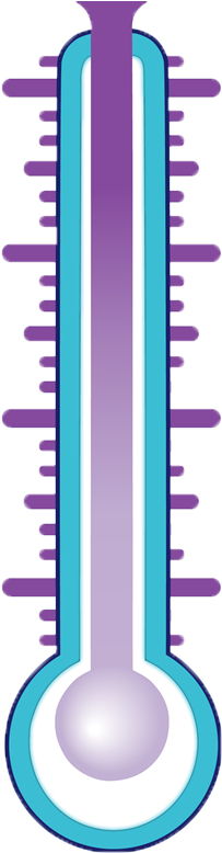 Clipart Info - Purple Thermometer Clip Art (248x794)