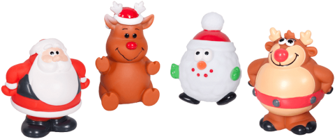 Christmas Vinyl Dog Toy - Karlie | Weihnachtsball Vinyl | Ø 12 Cm (500x500)