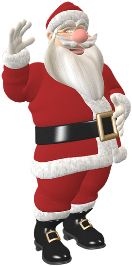 Santa Claus, Toon, Fig, Christmas, Niikolaus, Advent - Personalisiert Von Sankt Nordpol Große Geschenktüte (480x640)