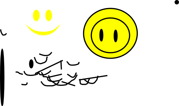 Happy Smiley Draft Clip Art - Temperament (600x356)
