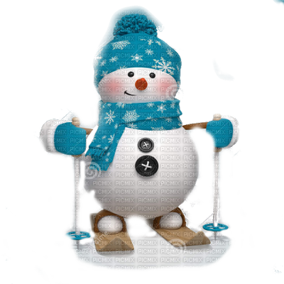 Snowman On Ski - Eurographics Snowman Mini Puzzle (100-piece) (400x400)