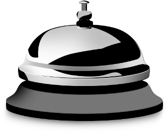 Service Bell Png Contact - Service Bell Transparent Background (400x320)