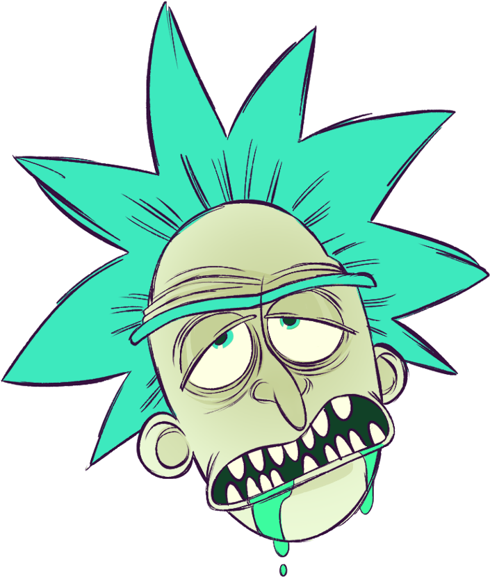 Can't Stop Drawing Gross Things - Drawing (713x834)