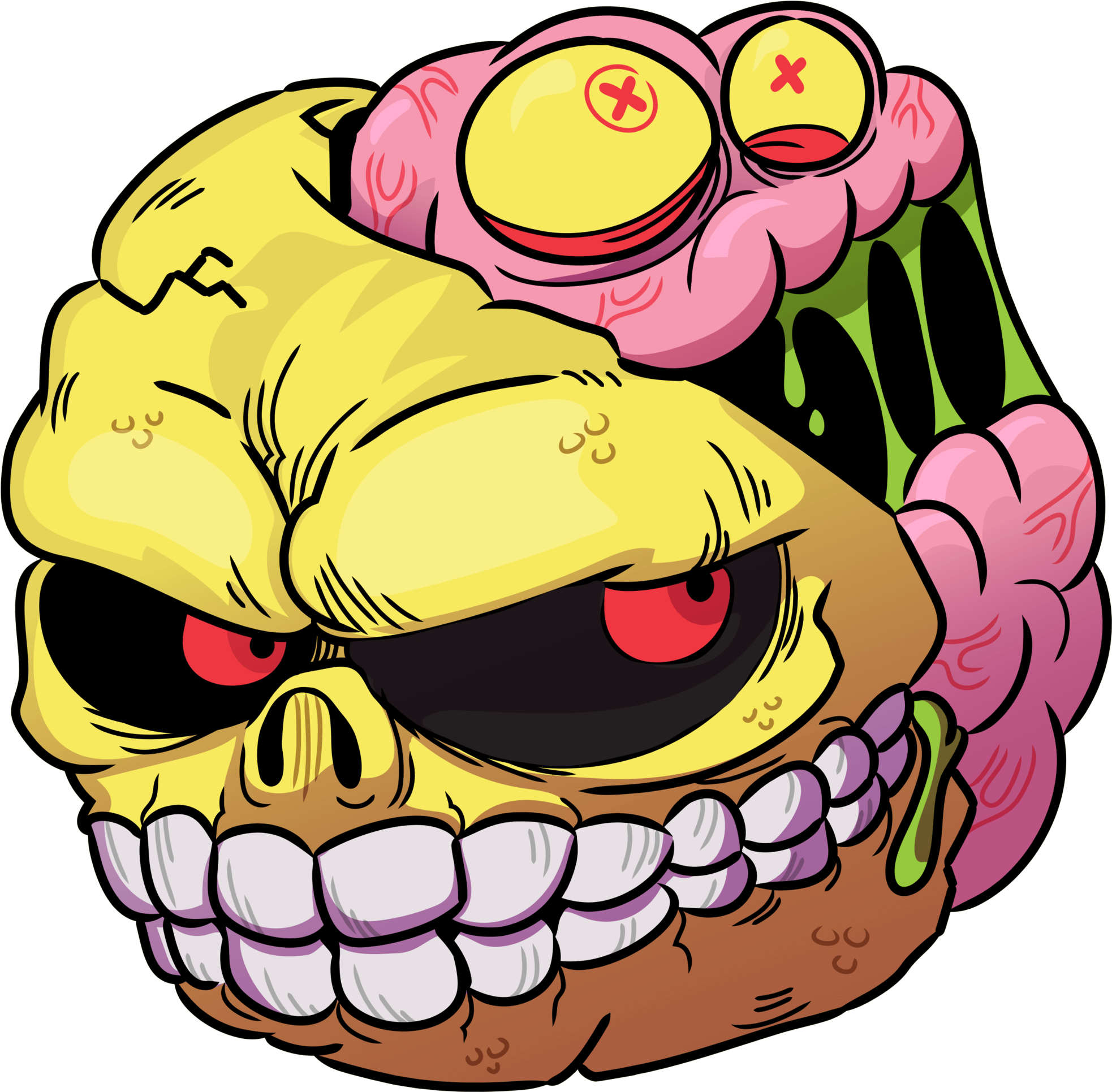 Madballs Skull Face (2000x2000)