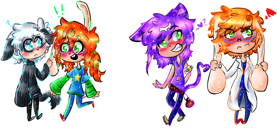 Gross Furry Nerds By Shiesh - Cartoon (1023x443)