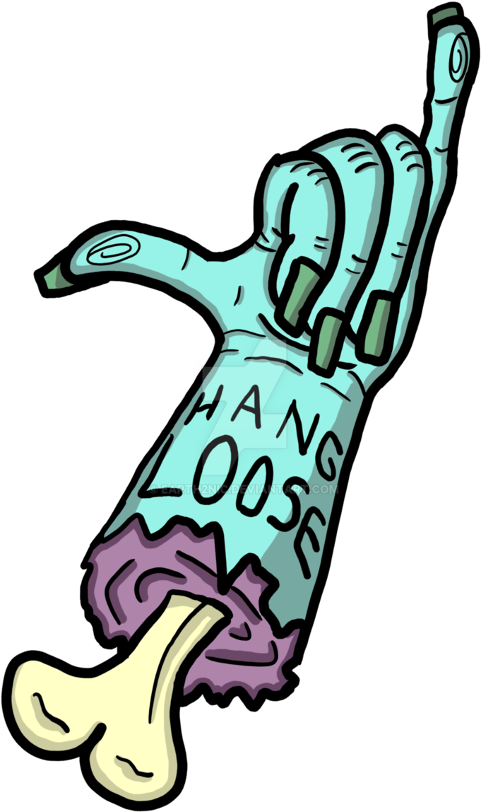 Hang Loose By Earth2nic - Clock (694x1150)