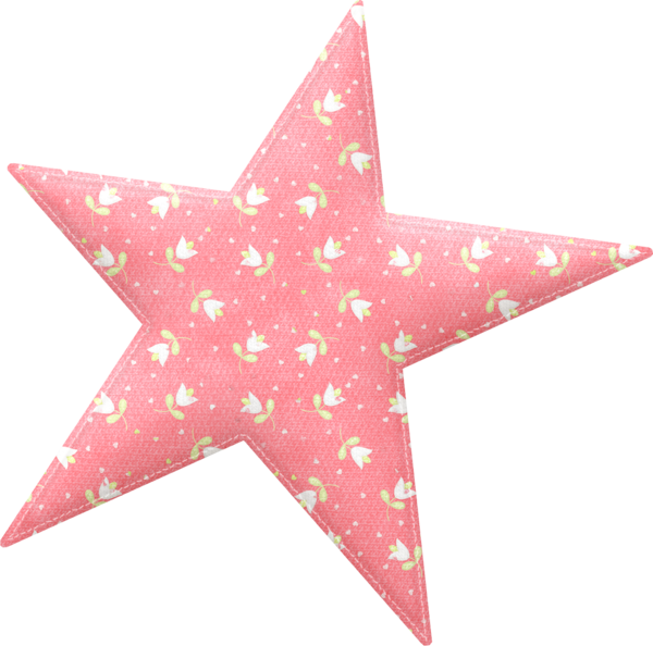 Image Du Blog Tatakiki - Estrellas Rosadas Para Imprimir (600x594)