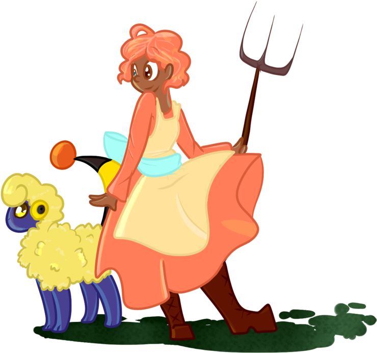 Little Bo Peep Can't Loose Her Sheep By Artistic- - Cartoon (800x706)