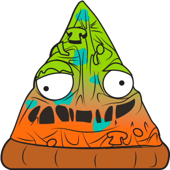 Putrid Pizza Brown - Grossery Gang Putrid Pizza (400x400)