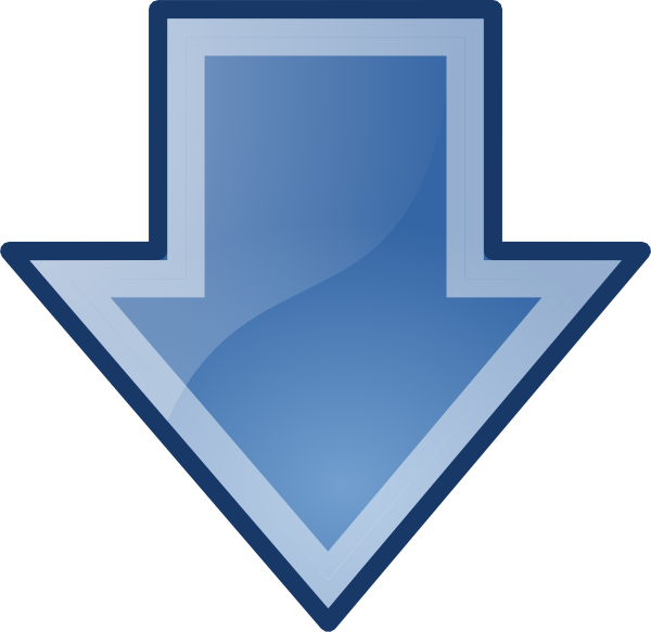 How To Set Use Little Blue Down Arrow Svg Vector - Cliffs Of Moher (600x583)