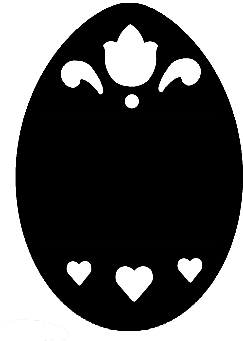 Adjust The Height Of The Simple Egg Shape To 3 ¼” Then - Illustration (1047x1488)