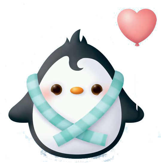 Pinguino Png By Gomi5ta - Cute Moving Animations Cartoon (541x563)