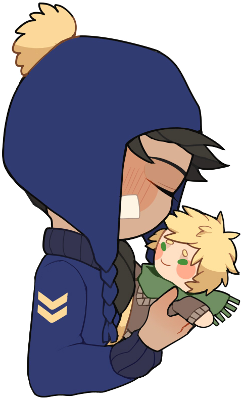 Tweek ❤ Craig - Cartoon (800x900)