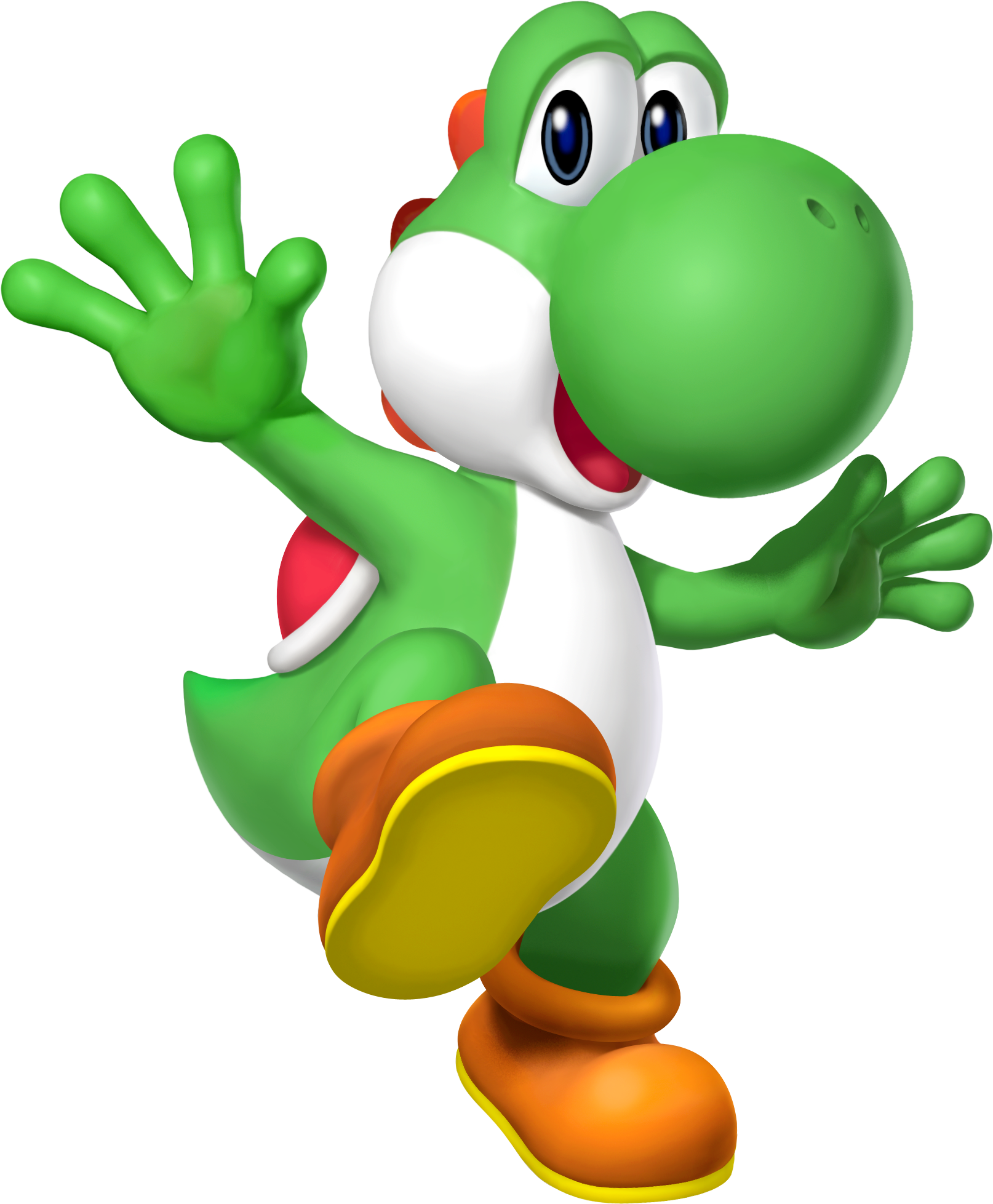 When Fighting Yoshi You May Find Yourself Being Eaten - Yoshi Mario (1614x1957)